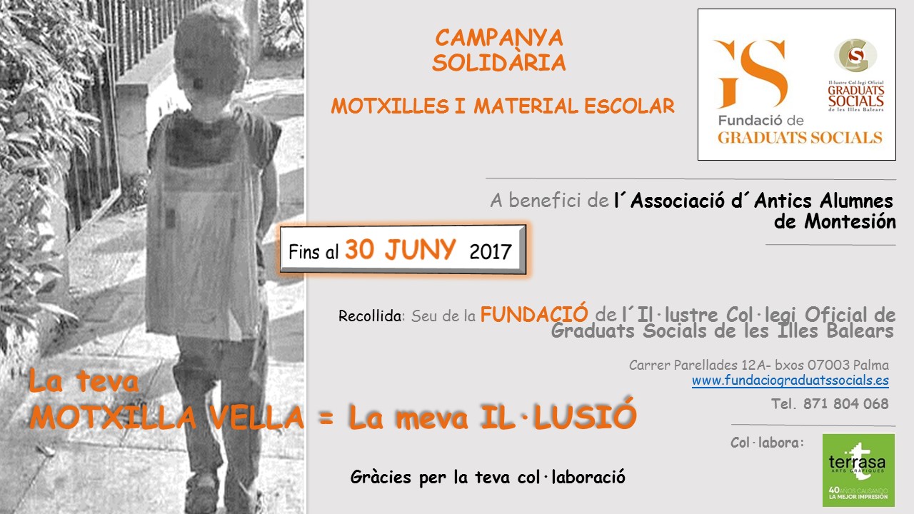 cartel CAMPAÑA SOLIDARIA